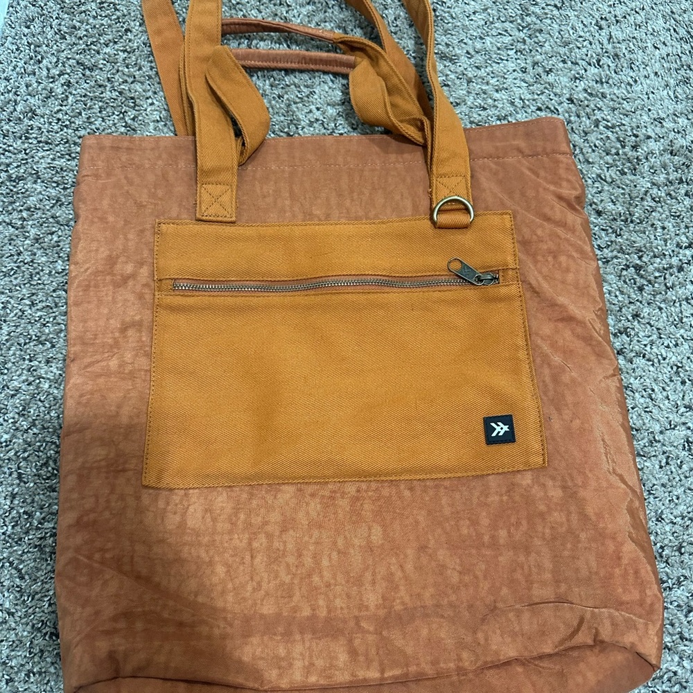 Thread wallets utility tote bag-honey color